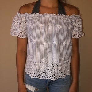 Hollister off the shoulder blouse